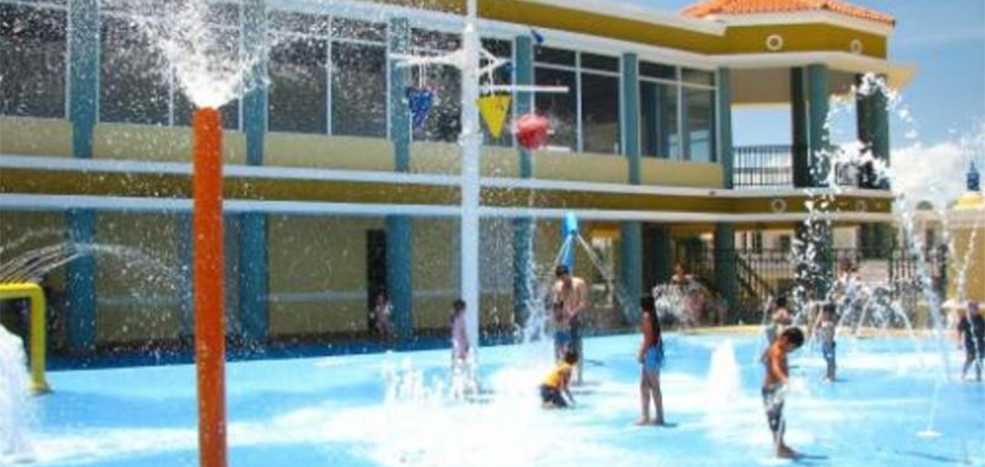 Skateboard And Splash Park